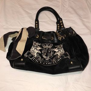 Authentic Black Juicy Couture Purse